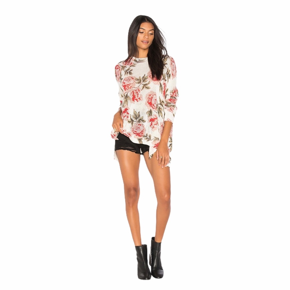 Show Me Your Mumu Bonfire Cora Loiuse Knit Flower Sweater